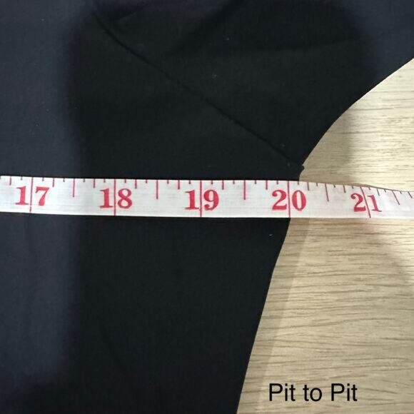 Porto Womens Artsy Minimalist Long Sleeve Tunic Dress in Black Size 2 / Medium - Picture 9 of 13